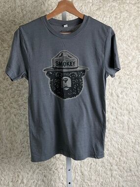 THE LANDMARK PROJECT WOMEN'S SMOKEY THE BEAR T-SHIRT~SIZE X-SMALL!